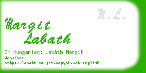 margit labath business card